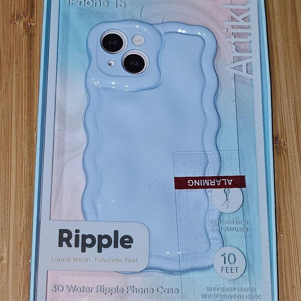 IPHONE15 Women's Blue CELL HOLDER NEW
